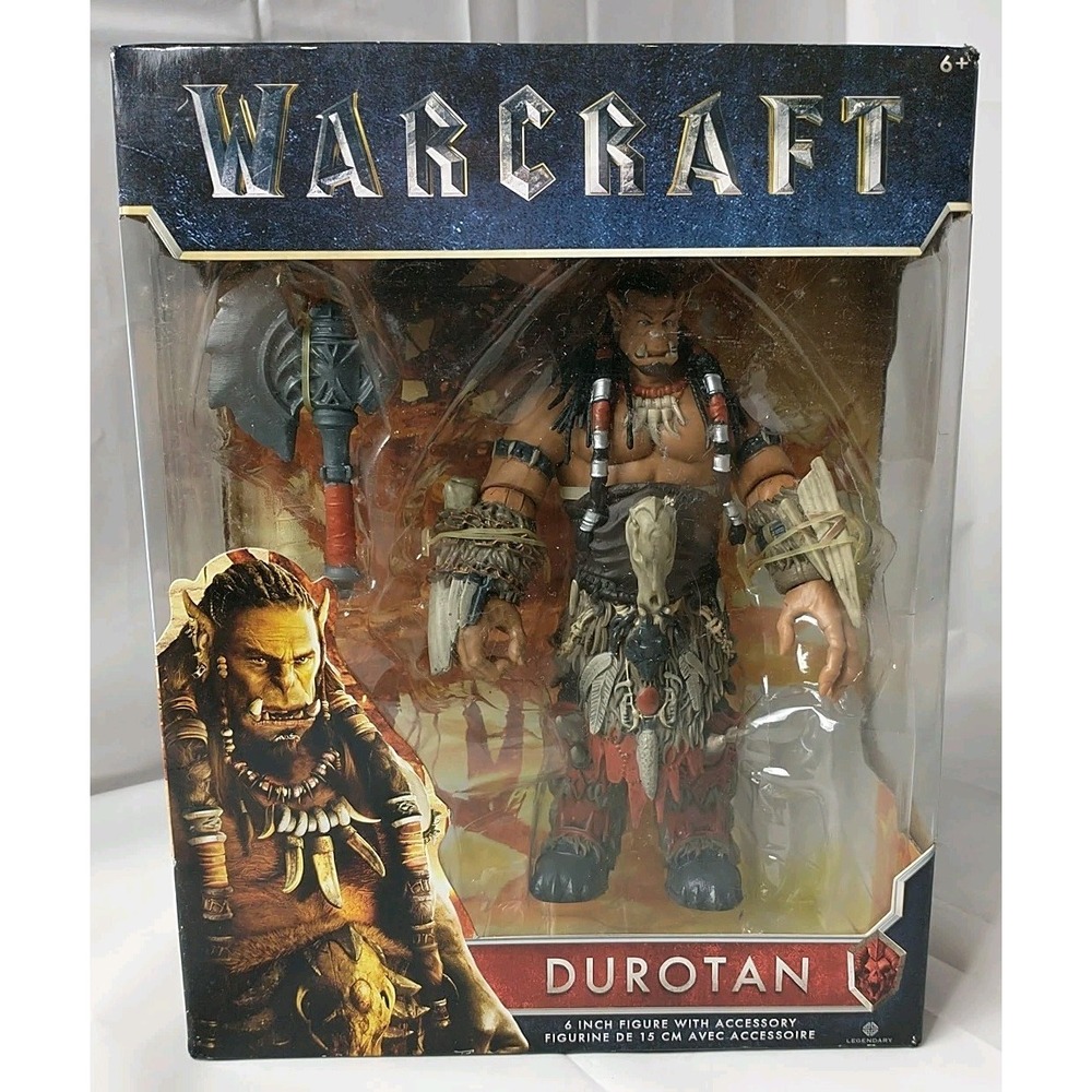 WARCRAFT THE MOVIE 6" ACTION FIGURE With Accessory DUROTAN JAKKS PACIFIC New